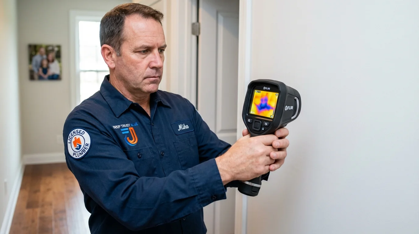 Thermal imaging leak detection by Johns Plumbing LLC in Trevorton